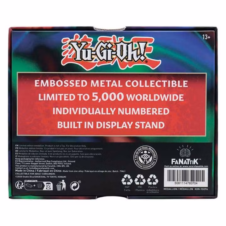 Yu-Gi-Oh! Medallion Exodia Head Limited Edition