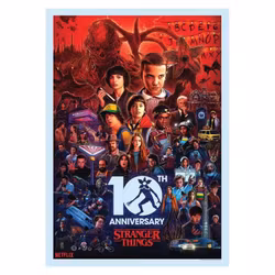 Stranger Things Art Print 10th Anniversary Limited Edition