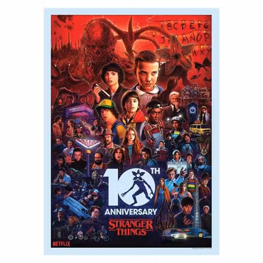 Stranger Things Art Print 10th Anniversary Limited Edition