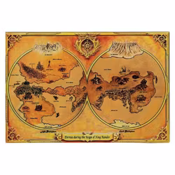 Masters of the Universe Replica Metal Map of Eternia Limited Edition