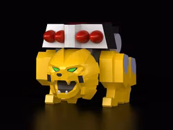The Brave Fighter of Legend Da-Garn Brickroid Ga-Orn (Animal Mode) Figure