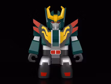 The Brave Fighter of Legend Da-Garn Brickroid Seven Changer Figure