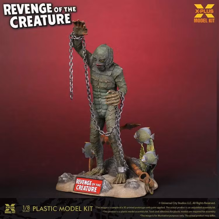 Revenge of the Creature Gill-man 1/8 Scale Model Kit (Rerelease)