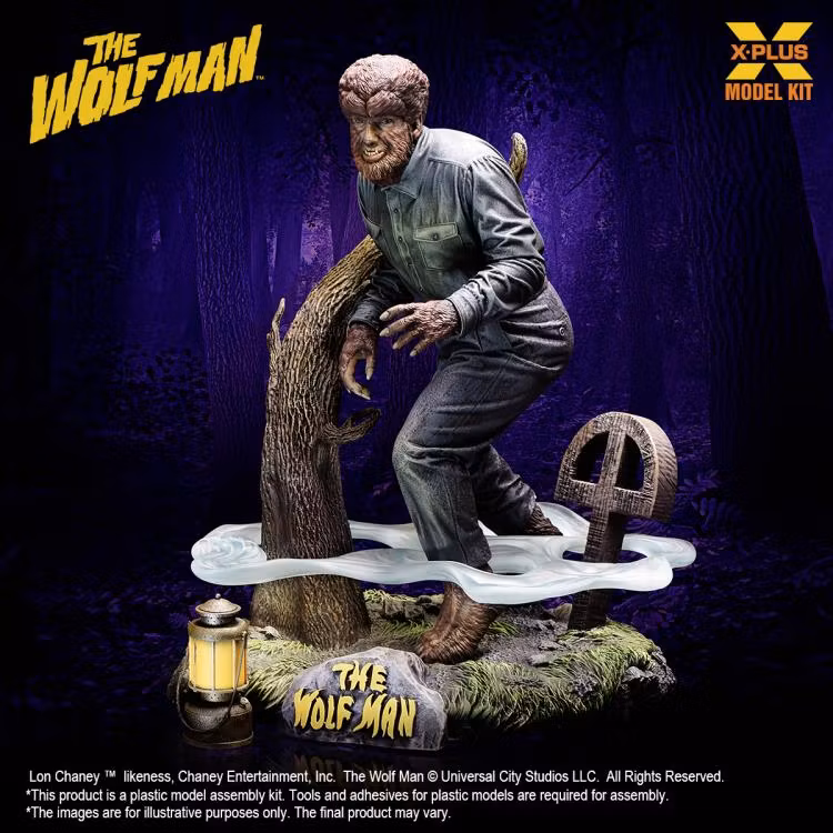 The Wolf Man Lon Chaney Jr. as The Wolf Man 1/8 Scale Model Kit