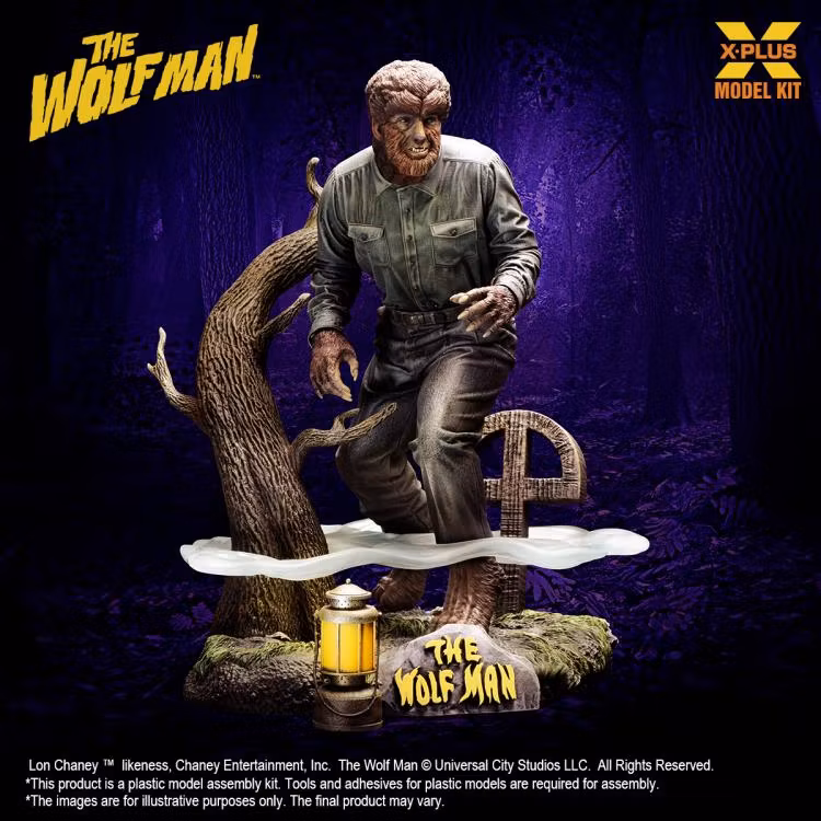 The Wolf Man Lon Chaney Jr. as The Wolf Man 1/8 Scale Model Kit