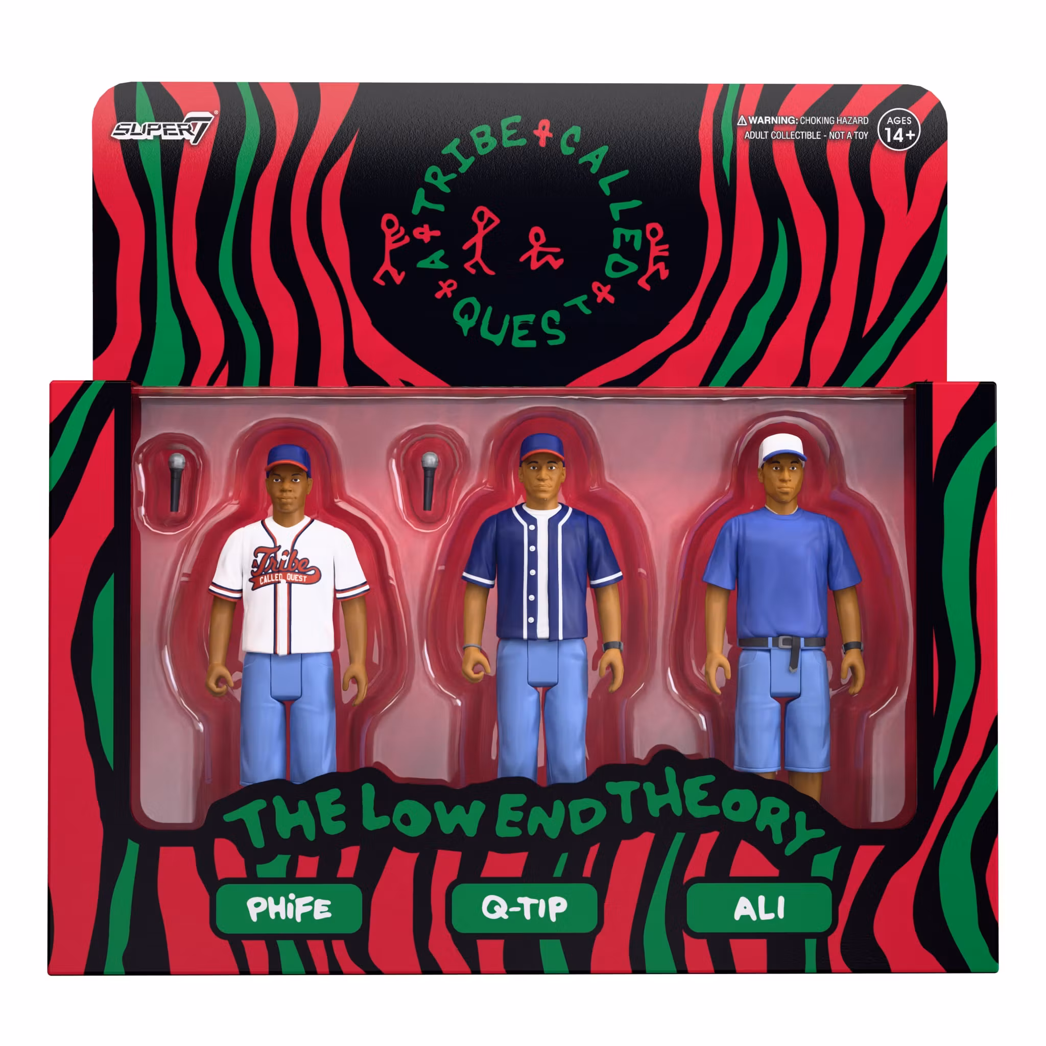 A Tribe Called Quest ReAction A Tribe Called Quest (The Low End Theory) Action Figure Three-Pack