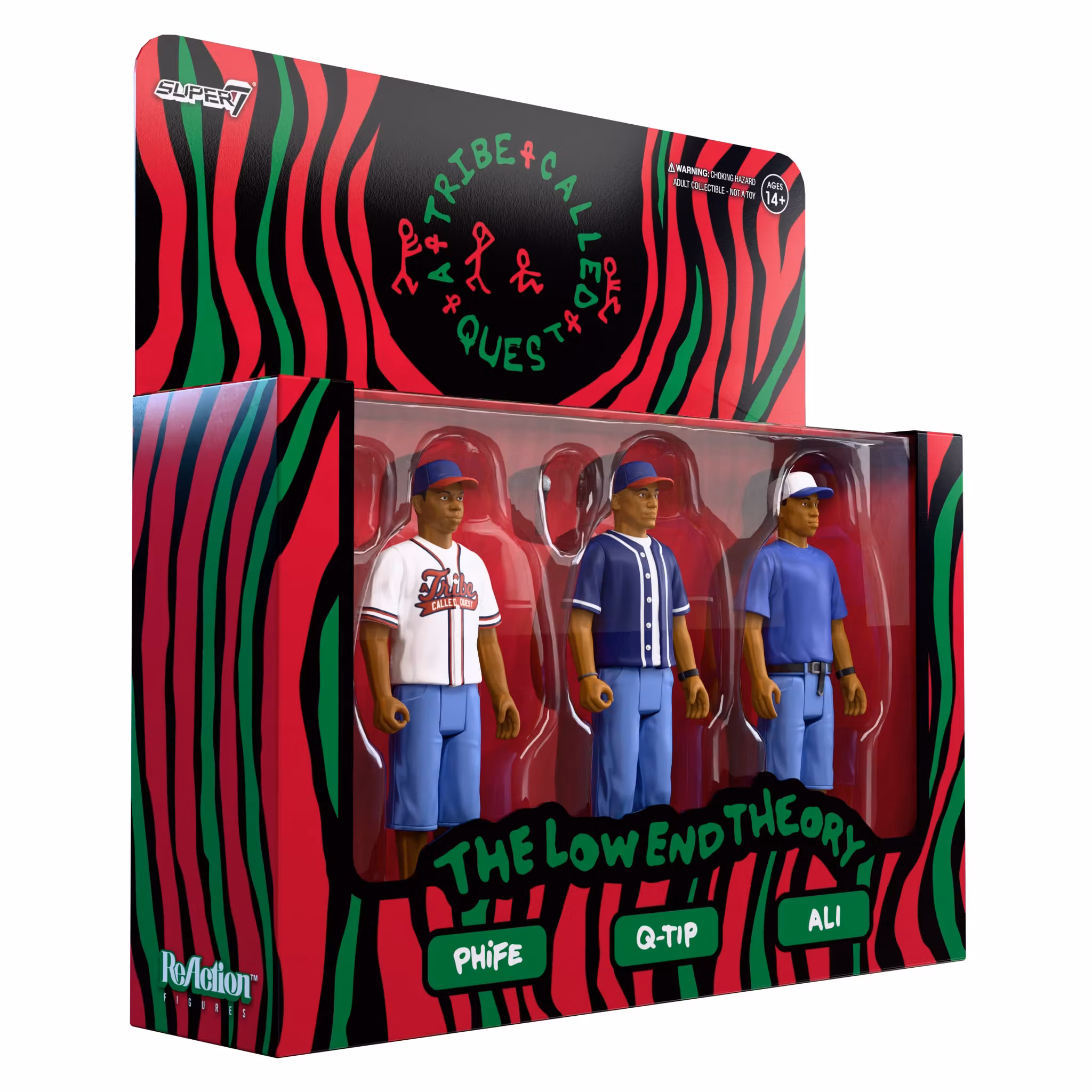 A Tribe Called Quest ReAction A Tribe Called Quest (The Low End Theory) Action Figure Three-Pack