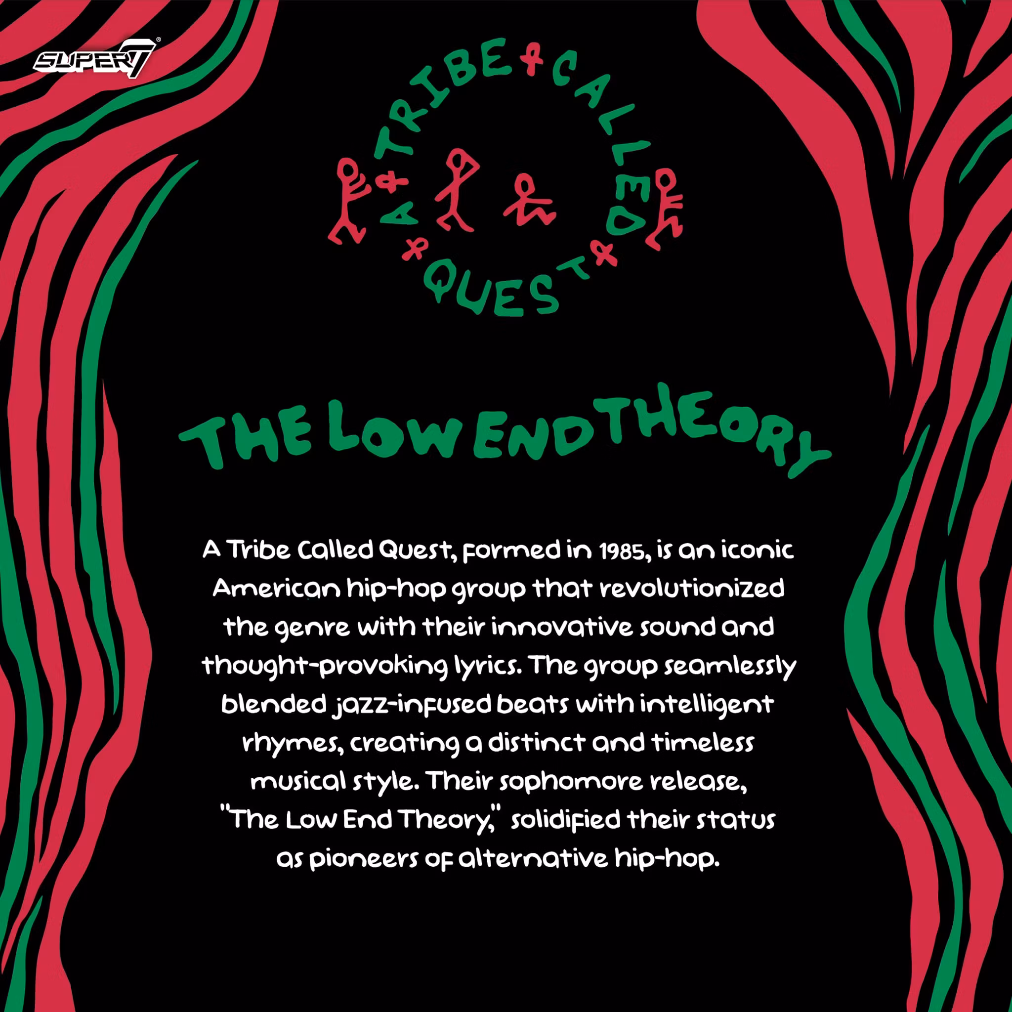 A Tribe Called Quest ReAction A Tribe Called Quest (The Low End Theory) Action Figure Three-Pack