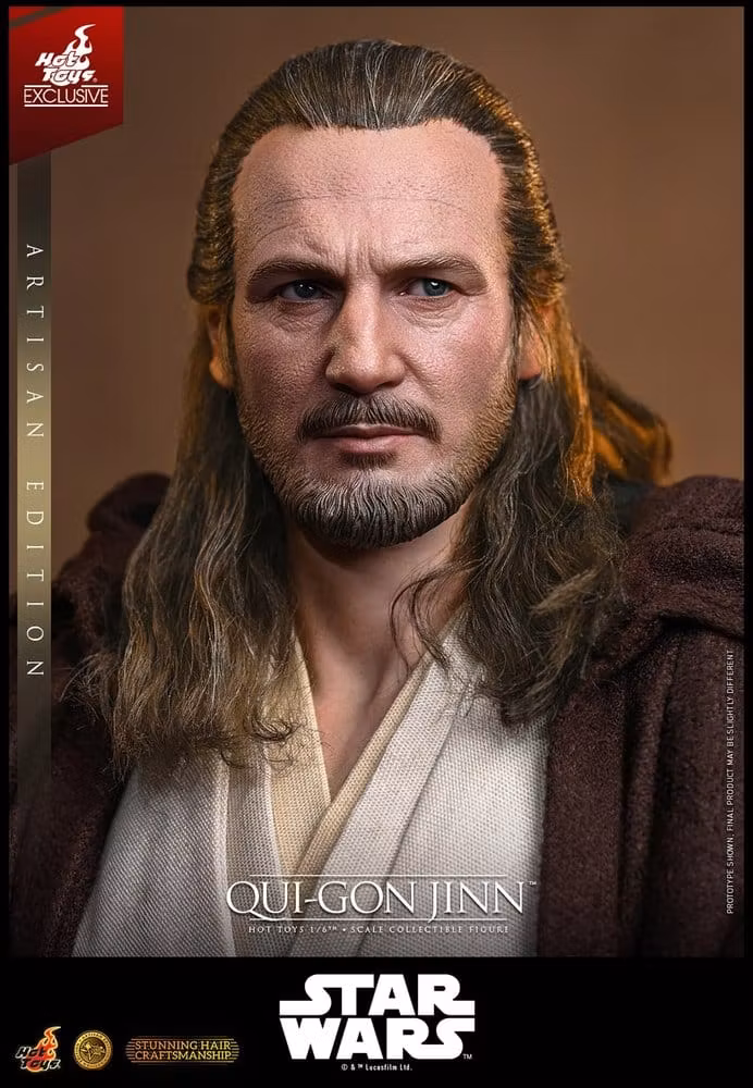 Star Wars: The Phantom Menace Movie Masterpiece Qui-Gon Jinn (Artisan Edition) (Hot Toys Exclusive) 1/6 Action Figure