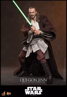 Star Wars: The Phantom Menace Movie Masterpiece Qui-Gon Jinn (Artisan Edition) (Hot Toys Exclusive) 1/6 Action Figure