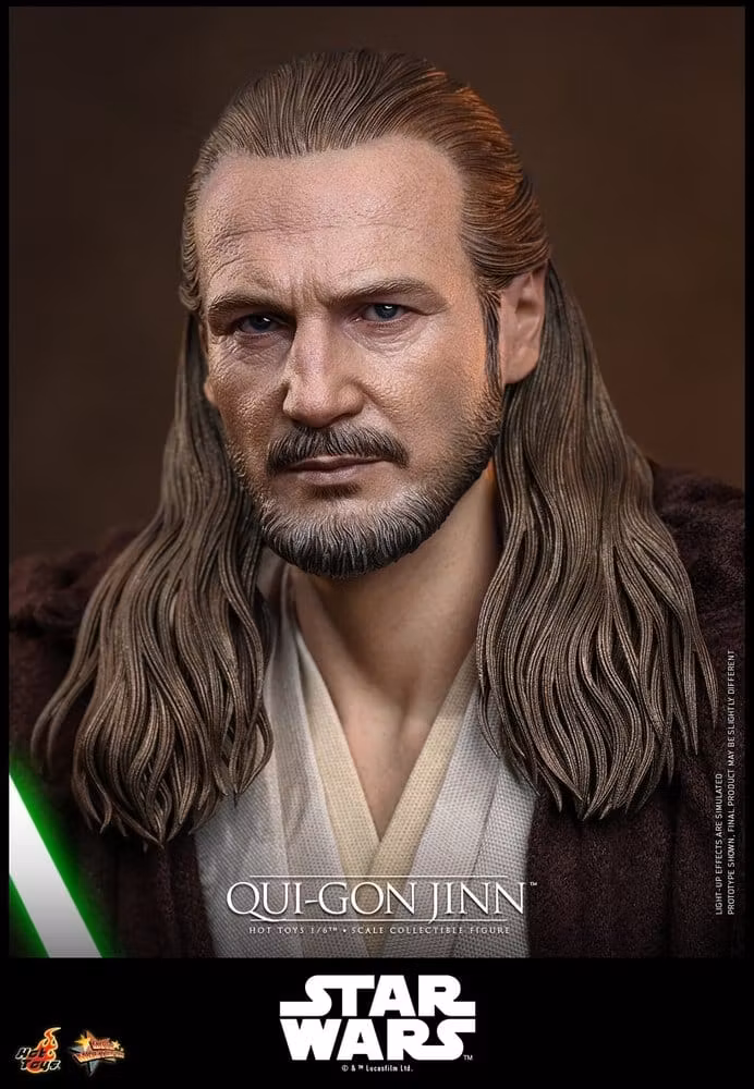Star Wars: The Phantom Menace Movie Masterpiece Qui-Gon Jinn (Artisan Edition) (Hot Toys Exclusive) 1/6 Action Figure