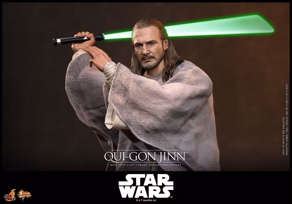 Star Wars: The Phantom Menace Movie Masterpiece Qui-Gon Jinn (Artisan Edition) (Hot Toys Exclusive) 1/6 Action Figure