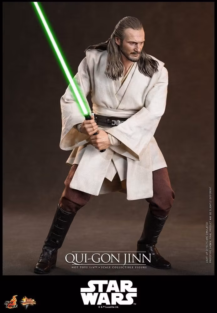 Star Wars: The Phantom Menace Movie Masterpiece Qui-Gon Jinn (Artisan Edition) (Hot Toys Exclusive) 1/6 Action Figure