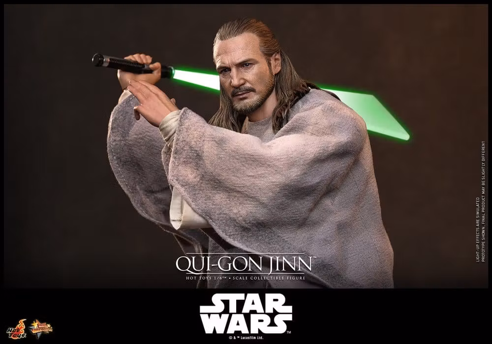 Star Wars: The Phantom Menace Movie Masterpiece Qui-Gon Jinn (Artisan Edition) (Hot Toys Exclusive) 1/6 Action Figure