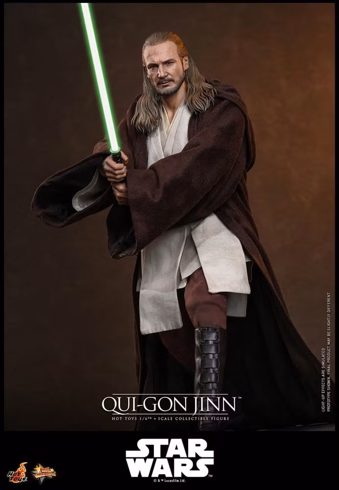 Star Wars: The Phantom Menace Movie Masterpiece Qui-Gon Jinn (Artisan Edition) (Hot Toys Exclusive) 1/6 Action Figure