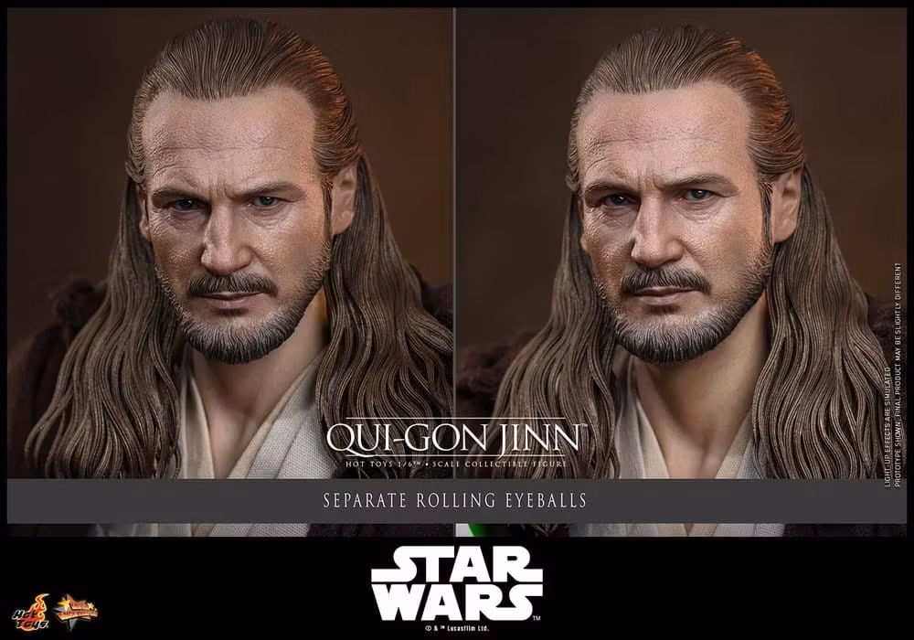 Star Wars: The Phantom Menace Movie Masterpiece Qui-Gon Jinn (Artisan Edition) (Hot Toys Exclusive) 1/6 Action Figure