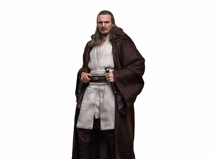 Star Wars: The Phantom Menace Movie Masterpiece Qui-Gon Jinn (Artisan Edition) (Hot Toys Exclusive) 1/6 Action Figure