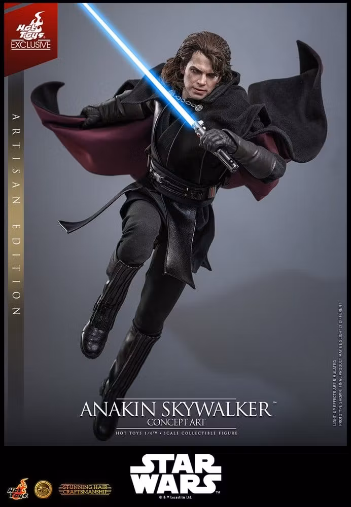 Star Wars Episode III: Revenge Of The Sith Movie Masterpiece Anakin Skywalker (Concept Art Version) (Artisan Edition) (Hot Toys Exclusive) 1/6 Action Figure