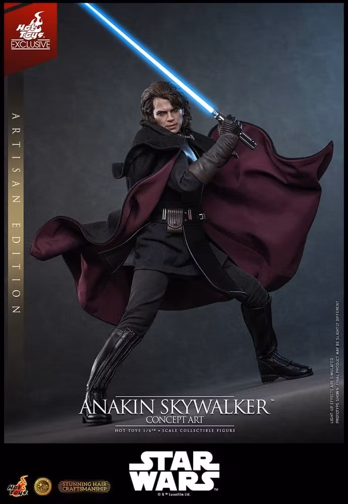 Star Wars Episode III: Revenge Of The Sith Movie Masterpiece Anakin Skywalker (Concept Art Version) (Artisan Edition) (Hot Toys Exclusive) 1/6 Action Figure