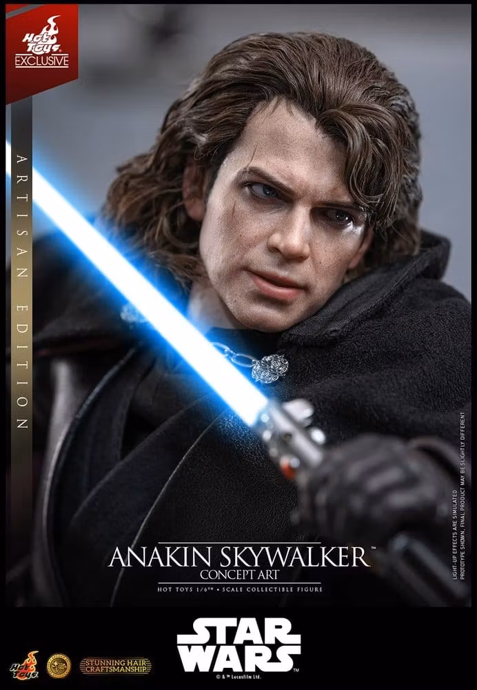 Star Wars Episode III: Revenge Of The Sith Movie Masterpiece Anakin Skywalker (Concept Art Version) (Artisan Edition) (Hot Toys Exclusive) 1/6 Action Figure