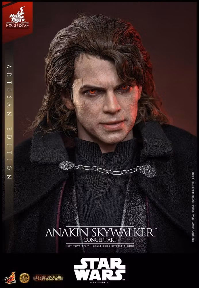 Star Wars Episode III: Revenge Of The Sith Movie Masterpiece Anakin Skywalker (Concept Art Version) (Artisan Edition) (Hot Toys Exclusive) 1/6 Action Figure