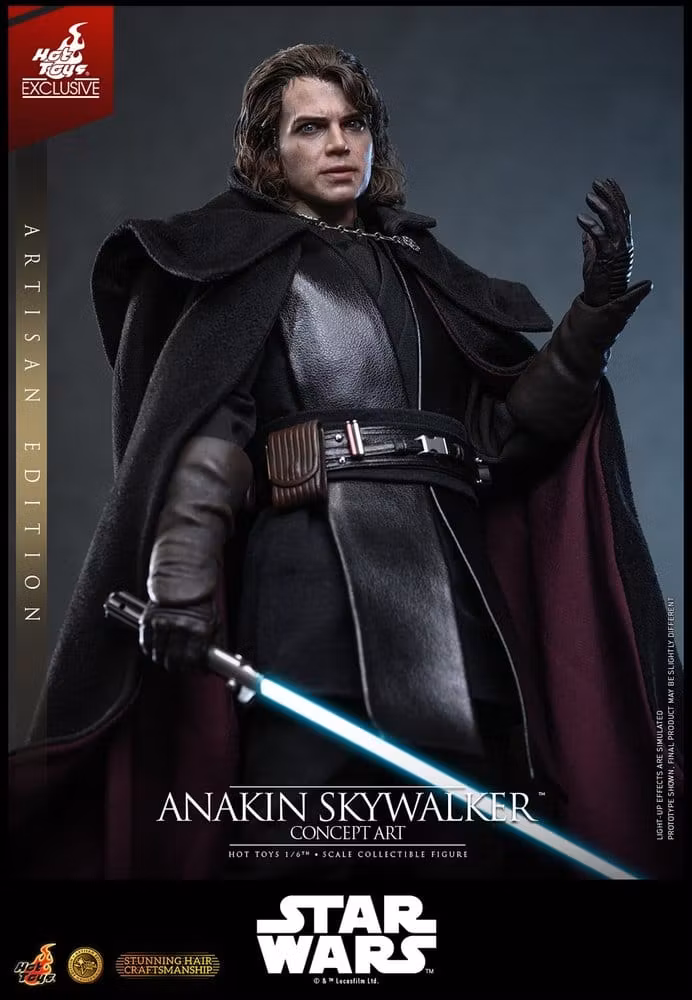 Star Wars Episode III: Revenge Of The Sith Movie Masterpiece Anakin Skywalker (Concept Art Version) (Artisan Edition) (Hot Toys Exclusive) 1/6 Action Figure