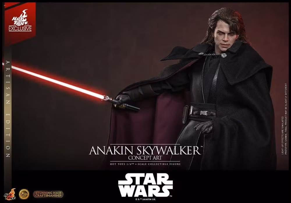 Star Wars Episode III: Revenge Of The Sith Movie Masterpiece Anakin Skywalker (Concept Art Version) (Artisan Edition) (Hot Toys Exclusive) 1/6 Action Figure