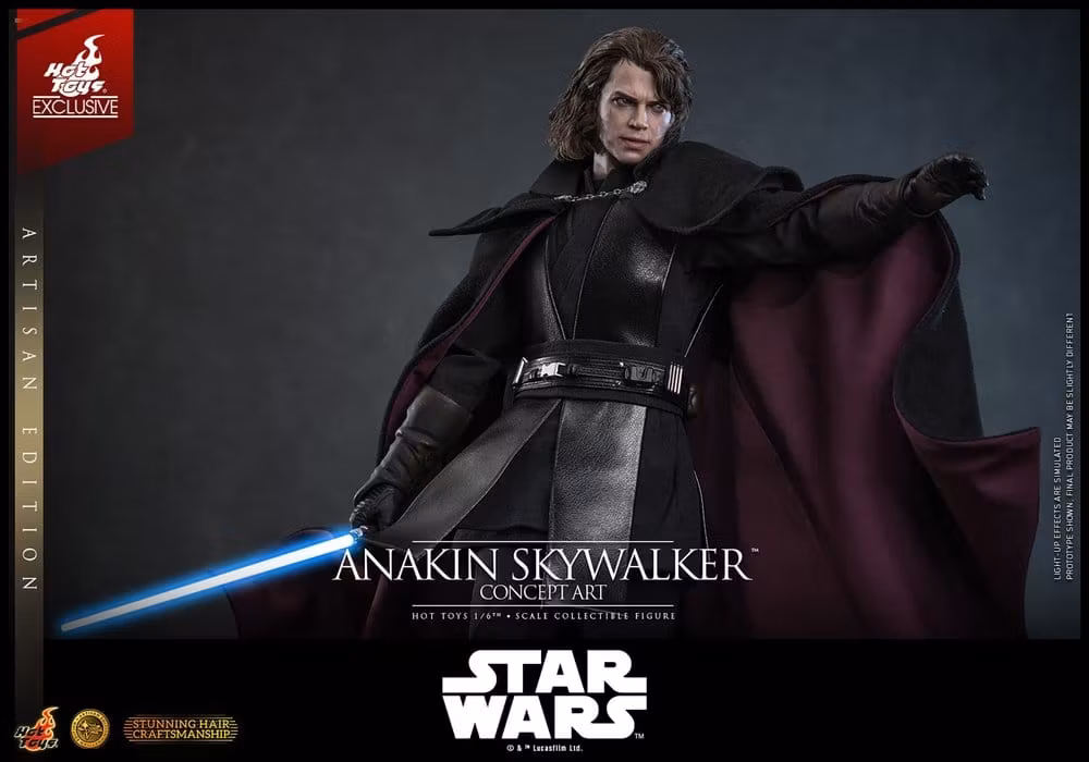 Star Wars Episode III: Revenge Of The Sith Movie Masterpiece Anakin Skywalker (Concept Art Version) (Artisan Edition) (Hot Toys Exclusive) 1/6 Action Figure
