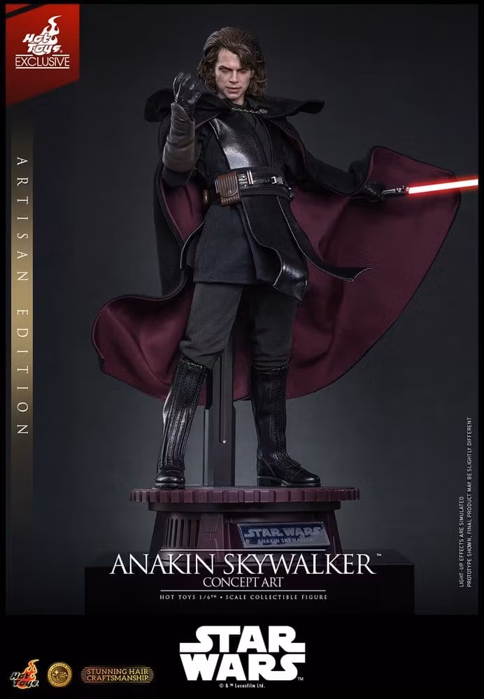 Star Wars Episode III: Revenge Of The Sith Movie Masterpiece Anakin Skywalker (Concept Art Version) (Artisan Edition) (Hot Toys Exclusive) 1/6 Action Figure