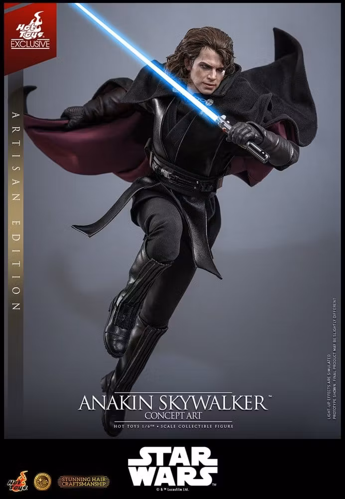 Star Wars Episode III: Revenge Of The Sith Movie Masterpiece Anakin Skywalker (Concept Art Version) (Artisan Edition) (Hot Toys Exclusive) 1/6 Action Figure