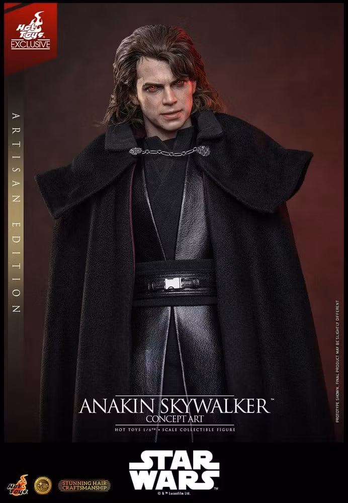 Star Wars Episode III: Revenge Of The Sith Movie Masterpiece Anakin Skywalker (Concept Art Version) (Artisan Edition) (Hot Toys Exclusive) 1/6 Action Figure