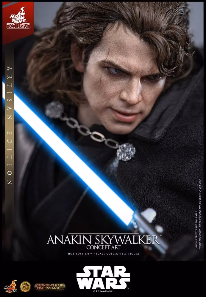 Star Wars Episode III: Revenge Of The Sith Movie Masterpiece Anakin Skywalker (Concept Art Version) (Artisan Edition) (Hot Toys Exclusive) 1/6 Action Figure