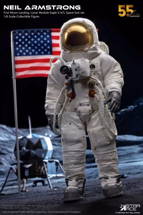 First Moon Landing Neil Armstrong (Lunar Module Eagle x A7L Space Suit Deluxe Ver.) 1/6 Scale Figure