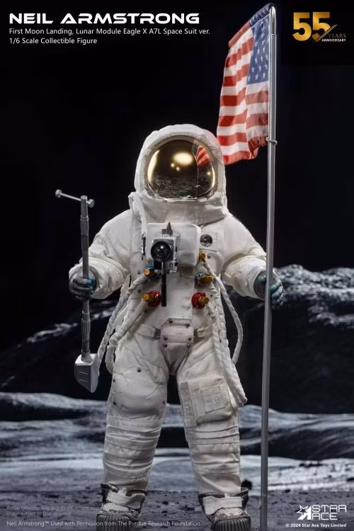 First Moon Landing Neil Armstrong (Lunar Module Eagle x A7L Space Suit Deluxe Ver.) 1/6 Scale Figure