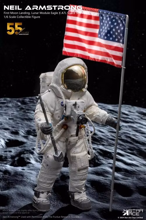 First Moon Landing Neil Armstrong (Lunar Module Eagle x A7L Space Suit Deluxe Ver.) 1/6 Scale Figure
