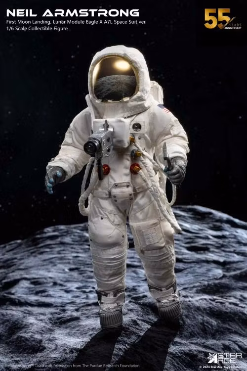 First Moon Landing Neil Armstrong (Lunar Module Eagle x A7L Space Suit Deluxe Ver.) 1/6 Scale Figure