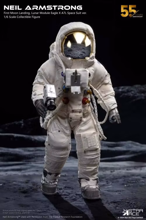 First Moon Landing Neil Armstrong (Lunar Module Eagle x A7L Space Suit Deluxe Ver.) 1/6 Scale Figure