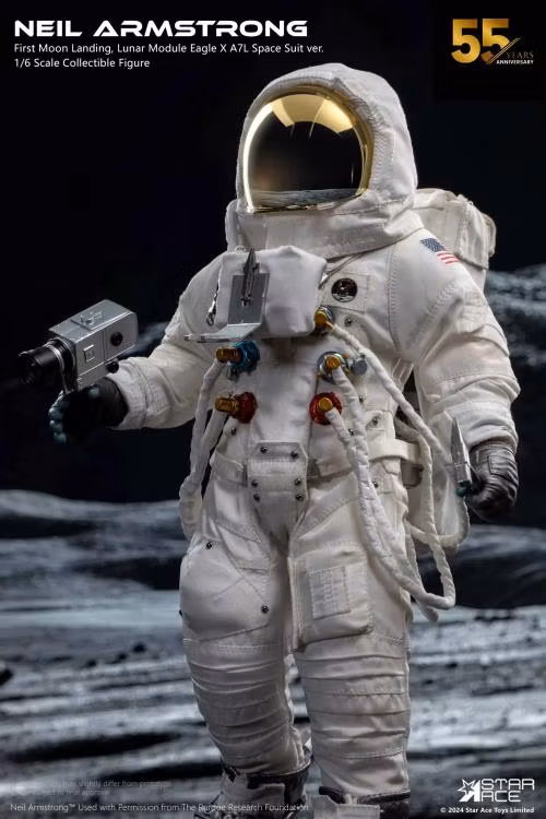 First Moon Landing Neil Armstrong (Lunar Module Eagle x A7L Space Suit Deluxe Ver.) 1/6 Scale Figure