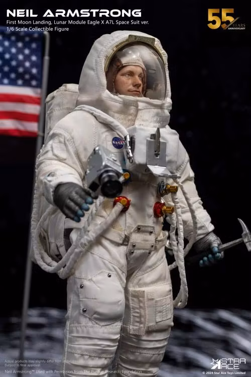 First Moon Landing Neil Armstrong (Lunar Module Eagle x A7L Space Suit Deluxe Ver.) 1/6 Scale Figure