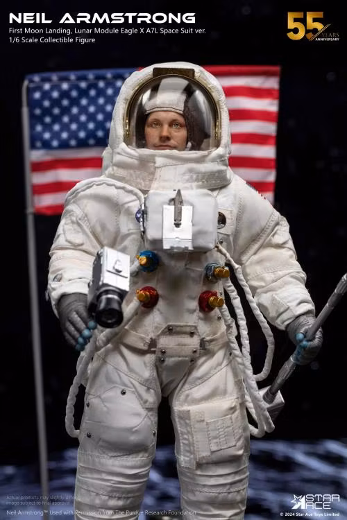 First Moon Landing Neil Armstrong (Lunar Module Eagle x A7L Space Suit Deluxe Ver.) 1/6 Scale Figure