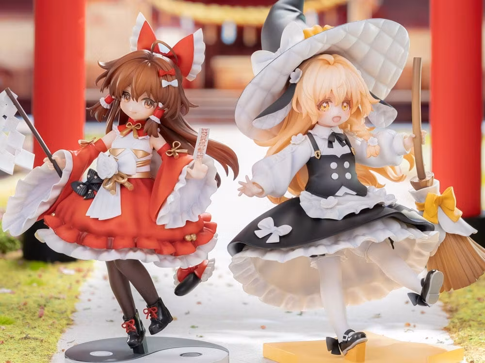 Touhou Project Pocket Fairy Reimu Hakurei & Marisa Kirisame Figure Set