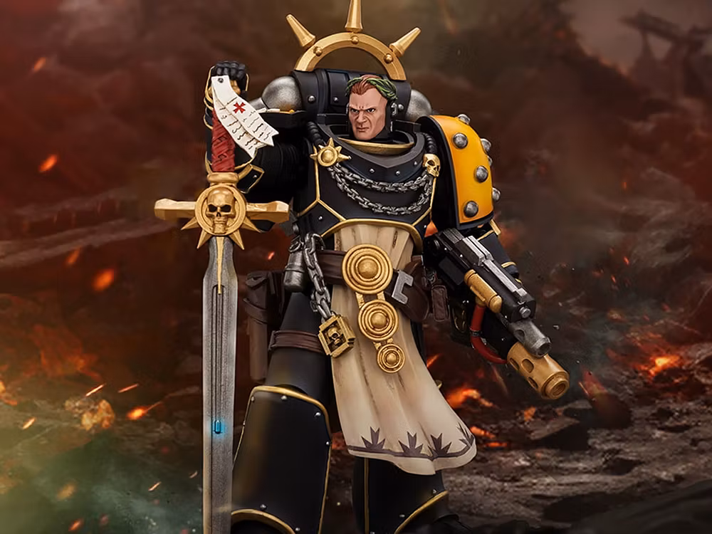 Warhammer: The Horus Heresy Imperial Fists Champion Consul with Combi-Melta and Power Sword 1/18 Scale Action Figure