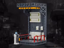Dark Source Hangar Style Diorama Display Base (01)