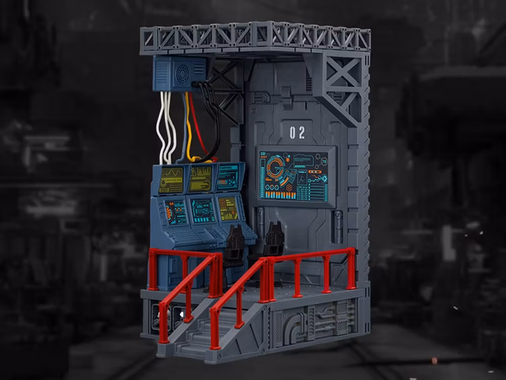 Dark Source Hangar Style Diorama Display Base (02)