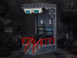Dark Source Hangar Style Diorama Display Base (03)
