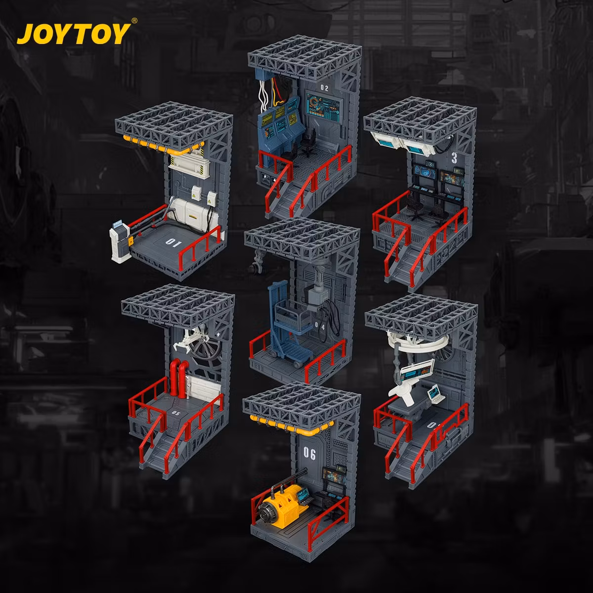 Dark Source Hangar Style Diorama Display Base (03)