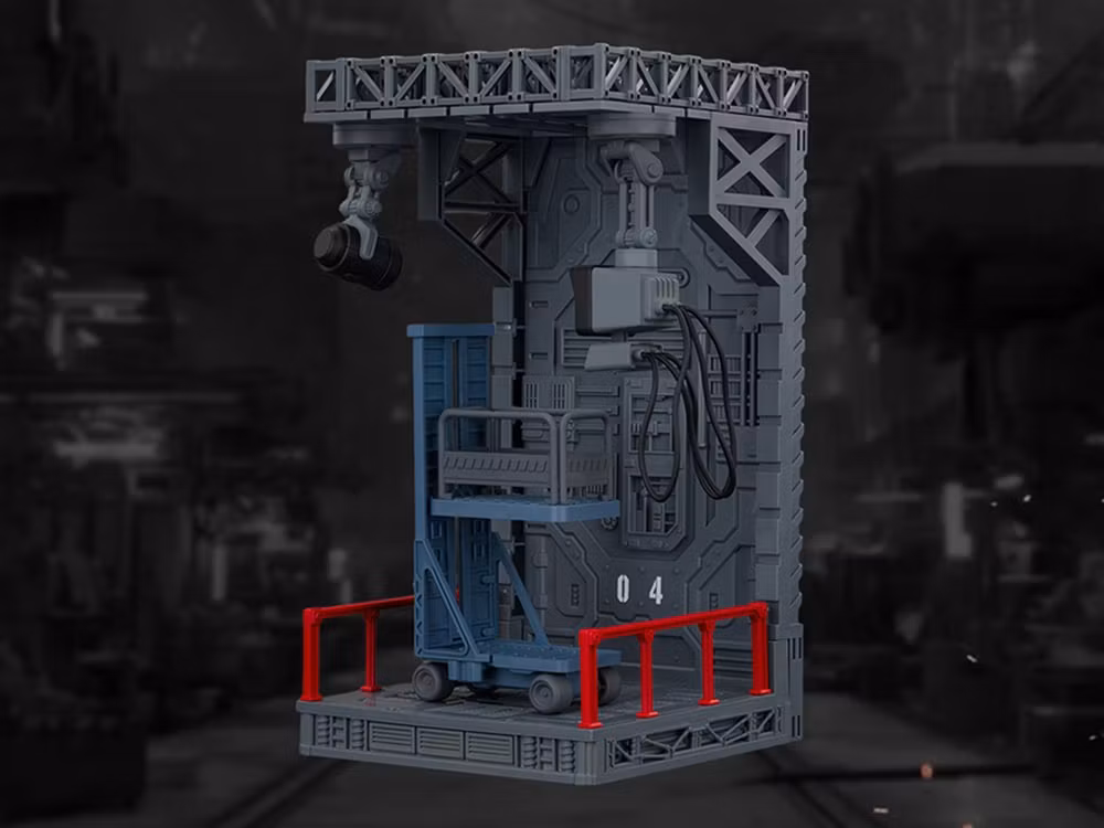 Dark Source Hangar Style Diorama Display Base (04)