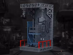 Dark Source Hangar Style Diorama Display Base (04)