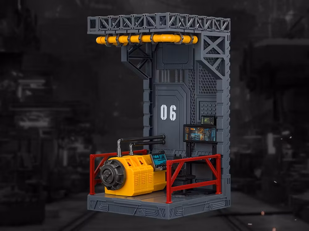 Dark Source Hangar Style Diorama Display Base (06)