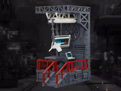 Dark Source Hangar Style Diorama Display Base (07)